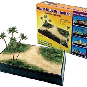 Woodland Scenics SP4112 Scene-A-Rama Desert Oasis Diorama Kit, Multicolor