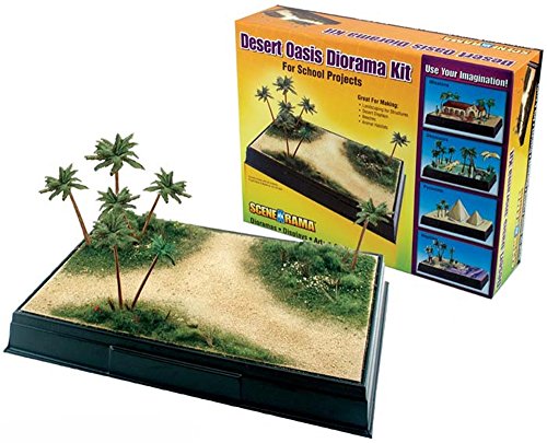 Woodland Scenics SP4112 Scene-A-Rama Desert Oasis Diorama Kit, Multicolor