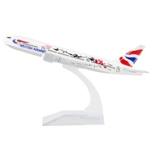24-hours the british plum b777 alloy metal model aircraft child birthday gift plane models chiristmas gift 1:400