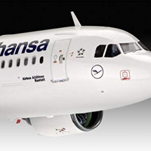 Revell 03942 Airbus A320 Neo Model Kit, 1:144 Scale, Multi-Color