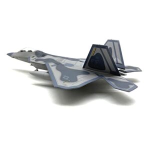 Classic Fighter Model 1:100 USA F-22 Raptor Fighter Attack Diecast Airplanes Military Display Model Aircraft for Collection