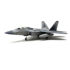 Classic Fighter Model 1:100 USA F-22 Raptor Fighter Attack Diecast Airplanes Military Display Model Aircraft for Collection