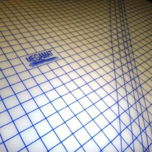 Sewfit Translucent Cutting Mat, Megamat, Pinnable Gridded Rotary, 40" X 72"