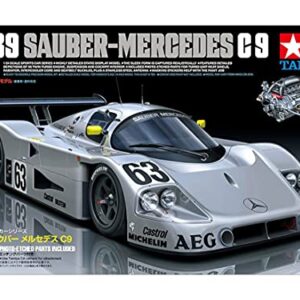 TAMIYA 24359-000 24359 1:24 Sauber-Mercedes C9 1989-faithful Replica, Building, Plastic, Crafts, Hobby, Model kit, Assembly, unpainted, Unvarnished