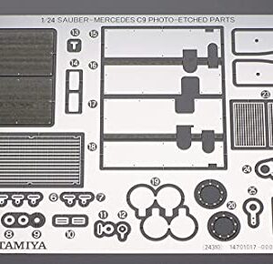 TAMIYA 24359-000 24359 1:24 Sauber-Mercedes C9 1989-faithful Replica, Building, Plastic, Crafts, Hobby, Model kit, Assembly, unpainted, Unvarnished