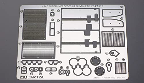 TAMIYA 24359-000 24359 1:24 Sauber-Mercedes C9 1989-faithful Replica, Building, Plastic, Crafts, Hobby, Model kit, Assembly, unpainted, Unvarnished