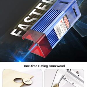 Laser Engraver SMERNIT S2, 40W High Accuracy Laser Engraving Machine with LED Touchscreen, 5W-5.5W Output Power Laser Engraver and Cutter for Wood, Metal, Acrylic, Leather