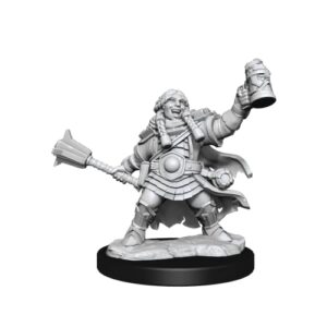 D&D Frameworks: Dwarf Cleric Female - Unpainted and Unassembled