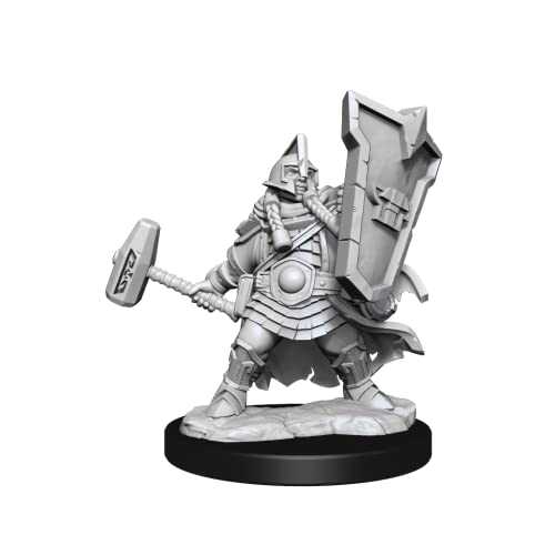 D&D Frameworks: Dwarf Cleric Female - Unpainted and Unassembled