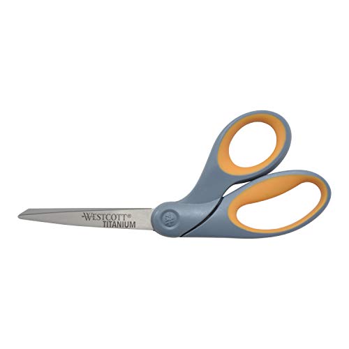 Westcott Titanium Bonded Scissors, 8" Bent