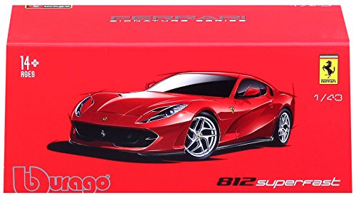 Bburago 1:43 Ferrari Signature Series - Ferrari 812 Superfast (Red)