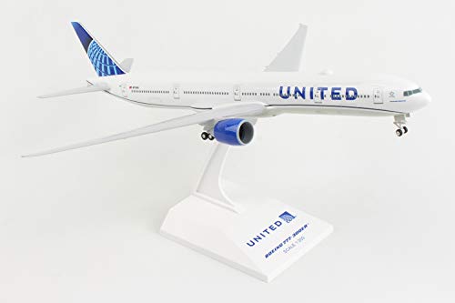 Daron SkyMarks United 777-300ER 1/200 w/Gear SKR1054 2019 Blue Livery, White