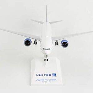 Daron SkyMarks United 777-300ER 1/200 w/Gear SKR1054 2019 Blue Livery, White