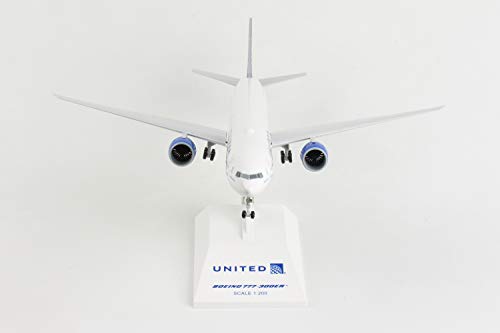 Daron SkyMarks United 777-300ER 1/200 w/Gear SKR1054 2019 Blue Livery, White