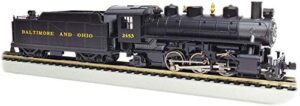 bachmann trains – prairie 2-6-2 w/smoke & tender – b&o #2453 – ho scale