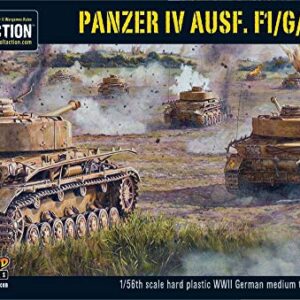 Bolt Action Panzer IV Ausf. F1/G/H Medium Tank 1:56 WWII Military Wargaming Plastic Model Kit