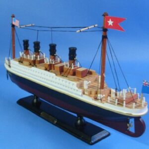 Hampton Nautical RMS Titanic Cruise Ship, 14" , White