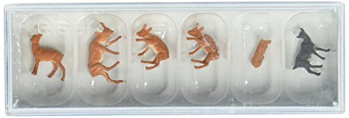 Preiser 14178 Animals Reindeer (Set #2) Package(6) HO Model Figure