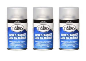 testors spray lacquer 3oz, clear coat(3 pack)