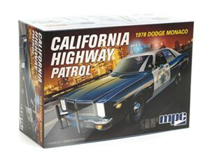mpc 1978 dodge monaco chp police car 1:25 scale model kit