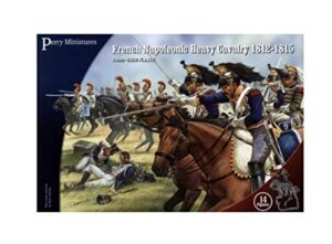 napoleonic wars plastic toy soldiers kit 28mm french napoleonic heavy cavalry 1812-15 14 mounted model figures wargaming set