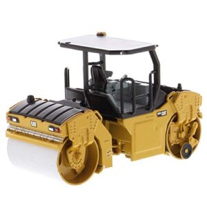 1:64 Scale Caterpillar CB-13 Tandem Vibratory Roller with ROPS - Construction Metal Series by Diecast Masters - 85630- Authentic Cat Trade Dress and Paint - Made of Diecast Metal with Plastic Parts