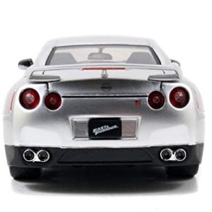 Fast & Furious '09 Nissan R35 Vehicle 1:24 Diecast By Jada Toys, Silver