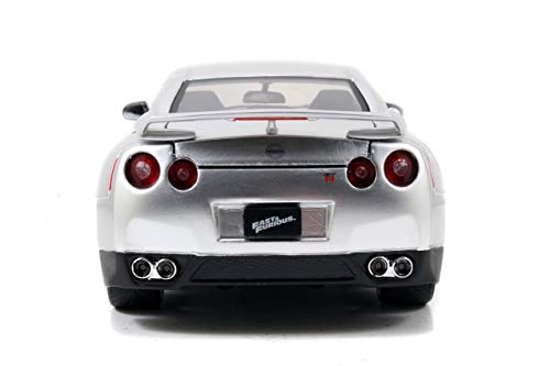 Fast & Furious '09 Nissan R35 Vehicle 1:24 Diecast By Jada Toys, Silver