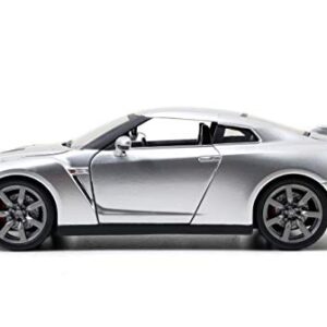 Fast & Furious '09 Nissan R35 Vehicle 1:24 Diecast By Jada Toys, Silver