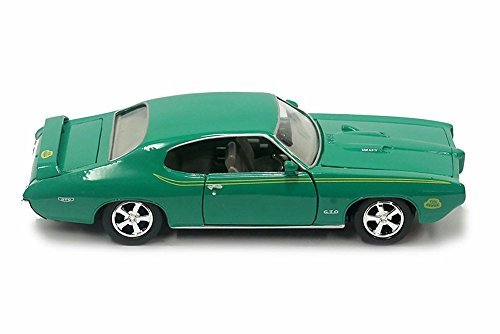 1969 Pontiac GTO Judge, Green - Motormax 73242 - 1/24 scale Diecast Model Toy Car