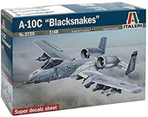 italeri 2725s a-10c blacksnakes model aircraft 1: 48