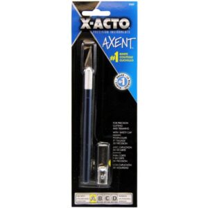 elmers/x-acto x3037 axent knife with cap, blue