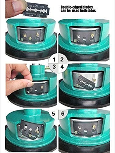 Fabric Sampler Cutter, High Precision 100 Sqcm Round Cloth Sample Disk Cutter, Fabric Weight Cutter,Textile Fabric GSM Sampling for Cloth Device Weight Instrument Sampler Paper Cutting (Green)