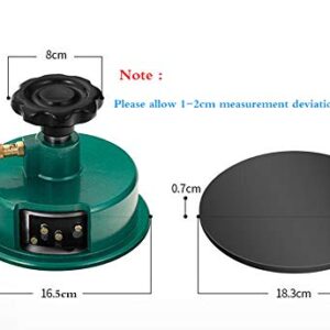 Fabric Sampler Cutter, High Precision 100 Sqcm Round Cloth Sample Disk Cutter, Fabric Weight Cutter,Textile Fabric GSM Sampling for Cloth Device Weight Instrument Sampler Paper Cutting (Green)