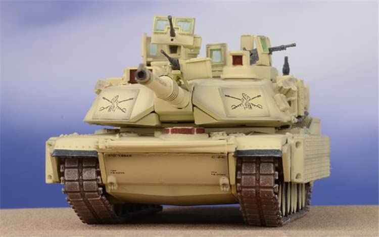 Panzerkampf M1A2 Abrams TUSK US Army 4th Armored Div 1/72 DIECAST Tank Pre-Built Model