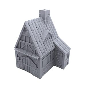 EnderToys Village Bundle, Terrain Scenery for Tabletop 28mm Miniatures Wargame, 3D Printed and Paintable