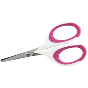 singer 07190 4-inch craft scissors with pink and white comfort grip