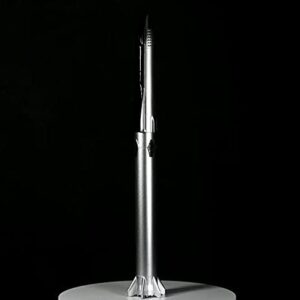 SpaceX Starship Rocket Model Super Heavy Rocket BFR Model Decoration Desktop Home Office Ornaments, 12.5 inches