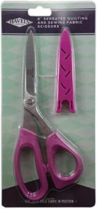 havel’s 30212 serrated fabric scissors, 8-inch , pink