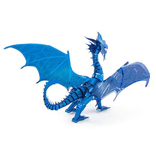 Fascinations Metal Earth Premium Series Blue Dragon 3D Metal Model Kit