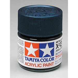 tamiya america, inc acrylic x13 gloss,metal blue, tam81013