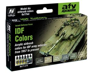 vallejo model air set – idf army colors (vallejo 71210)