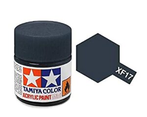 tamiya 81717 acrylic mini xf17 sea blue 1/3 oz