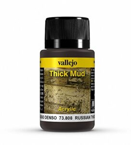 vallejo russian thick mud model paint kit, 40ml