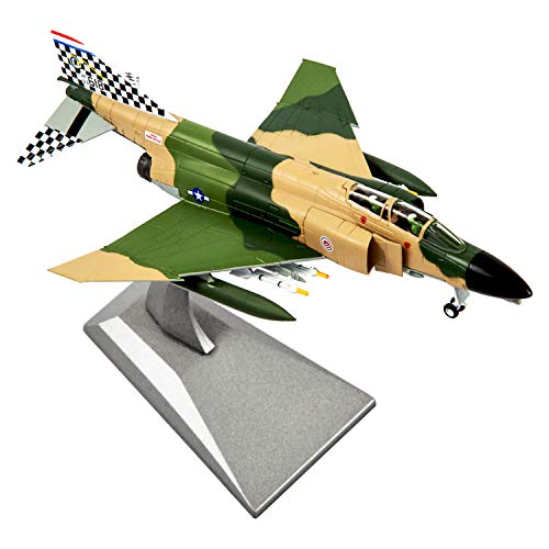 HANGHANG 1：100 F-4C Phantom Diecast Military Airplane Attack Plane Fighter Military Airplane Model for Decoration and Gift