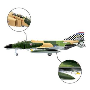 HANGHANG 1：100 F-4C Phantom Diecast Military Airplane Attack Plane Fighter Military Airplane Model for Decoration and Gift