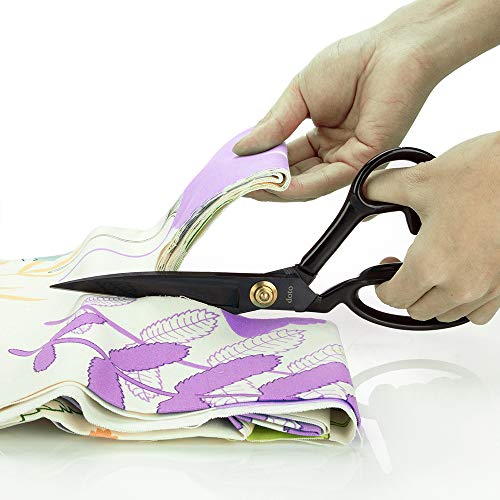 Left-Handed Dressmaking Scissors by doto - Dressmaker Shears for Lefty - Tailor's Scissors for Cutting Fabric, Leather DT-004-L-A4