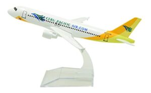 tang dynasty(tm) 1:400 16cm air bus a320 cebu pacific airline metal airplane model plane toy plane model
