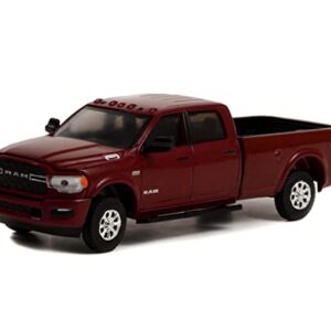 Toy Cars 2021 RAM 2500 Pickup Truck Dark Red Metallic RAM 10 Year Anniversary Anniversary Collection Series 14 1/64 Diecast Model Car by Greenlight 28100 E