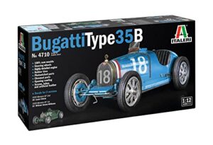 italeri it4710 4710 bugatti type 35b, 1/12 scale, plastic kit, modeling